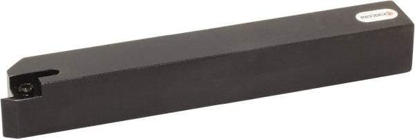 Kyocera - SABS, Right Hand Cut, 75° Lead Angle, 3/8" Shank Height x 3/8" Shank Width, Indexable Turning Toolholder - 120.65mm OAL, ABS..40.. Insert Compatibility, Series SABS - Benchmark Tooling