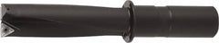 Kyocera - 2-1/4" Max Drill Depth, 0.766" Diam, Indexable Insert Drill - 2 Inserts, 5/8" Shank Diam, Whistle Notch Shank - Benchmark Tooling