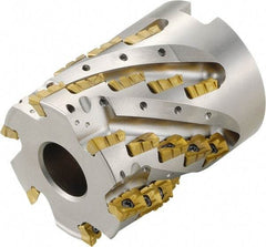 Kyocera - 16 Inserts, 2" Cut Diam, 0.417" Arbor Diam, 2.322" Max Depth of Cut, Indexable Square-Shoulder Face Mill - 90° Lead Angle, 3.07" High, BDMT 1704 Insert Compatibility - Benchmark Tooling