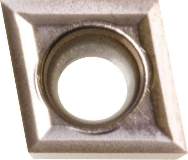 Kyocera - CCGT21.50.5 Grade PR1225 Carbide Turning Insert - Megacoat Finish, 80° Diamond, 1/4" Inscr Circle, 3/32" Thick, 0.008" Corner Radius - Benchmark Tooling