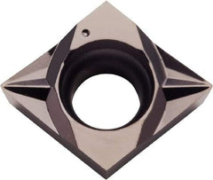 Kyocera - CCGT21.51 SK Grade PR1225 Carbide Turning Insert - Megacoat Finish, 80° Diamond, 1/4" Inscr Circle, 3/32" Thick, 1/64" Corner Radius - Benchmark Tooling