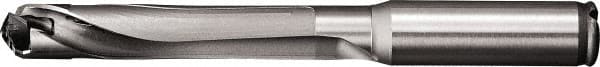 Kyocera - 33mm Max Drill Depth, 3xD, 10.99mm Diam, Indexable Insert Drill - 1 Insert, 12mm Shank Diam, Straight Shank - Benchmark Tooling