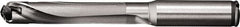 Kyocera - 33mm Max Drill Depth, 3xD, 10.99mm Diam, Indexable Insert Drill - 1 Insert, 12mm Shank Diam, Straight Shank - Benchmark Tooling