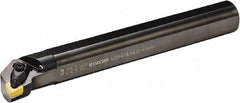 Kyocera - 1-3/4" Min Bore Diam, 12" OAL, 1-1/2" Shank Diam, DCLN Indexable Boring Bar - 2.362" Max Bore Depth, CNMG 43.. Insert, Screw Clamping Holding Method - Benchmark Tooling