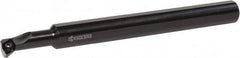 Kyocera - S...SDUC, Left Hand Cut, 93° Lead Angle, 18mm Shank Height x 18mm Shank Width, Positive Rake Indexable Turning Toolholder - 120mm OAL, DC.. 325.. Insert Compatibility, Series S...SDUC - Benchmark Tooling