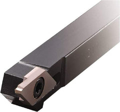 Kyocera - KTKFL, Left Hand Cut, TKF 12L... Insert, Indexable Cutoff Toolholder - 6mm Max Depth of Cut, 20mm Shank Width, 16mm Shank Height, 120mm OAL - Benchmark Tooling