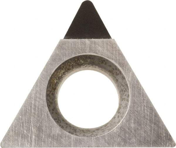 Kyocera - TPMH1.81.50.5 Grade KPD010 Polycrystalline Diamond (PCD) Turning Insert - Uncoated, 60° Triangle, 7/32" Inscr Circle, 3/32" Thick, 0.008" Corner Radius - Benchmark Tooling