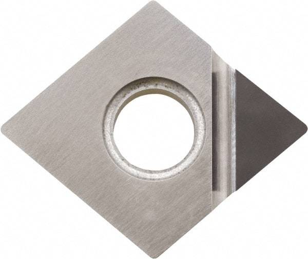 Kyocera - CNMM430.5 Grade KPD001 Polycrystalline Diamond (PCD) Turning Insert - Uncoated, 80° Diamond, 1/2" Inscr Circle, 3/16" Thick, 0.008" Corner Radius - Benchmark Tooling