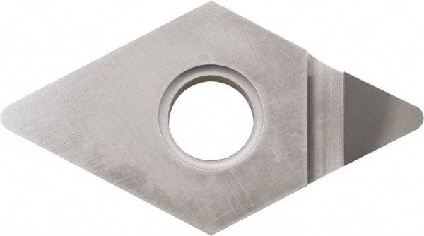 Kyocera - DNMM432 Grade KPD010 Polycrystalline Diamond (PCD) Turning Insert - Uncoated, 55° Diamond, 1/2" Inscr Circle, 3/16" Thick, 1/32" Corner Radius - Benchmark Tooling