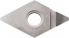 Kyocera - DNMM430.5 Grade KPD010 Polycrystalline Diamond (PCD) Turning Insert - Uncoated, 55° Diamond, 1/2" Inscr Circle, 3/16" Thick, 0.008" Corner Radius - Benchmark Tooling
