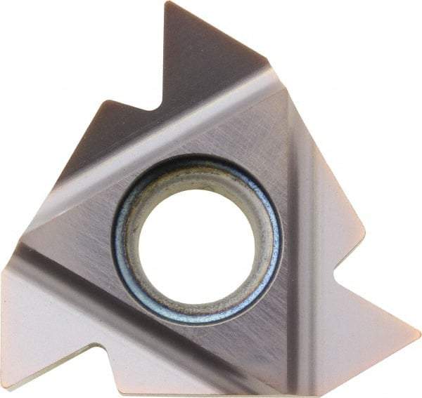 Kyocera - 22IR Internal Right Hand 7-5 Partial Profile 60° Laydown Threading Insert - Grade PR1115, TiAlN Coated Carbide, 12.7mm Inscribed Circle - Benchmark Tooling