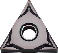 Kyocera - TNGG330.5 SK Grade PR1225 Carbide Turning Insert - Megacoat Finish, 60° Triangle, 3/8" Inscr Circle, 3/16" Thick, 0.008" Corner Radius - Benchmark Tooling