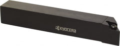 Kyocera - SDJC, Right Hand Cut, 93° Lead Angle, 10mm Shank Height x 10mm Shank Width, Neutral Rake Indexable Turning Toolholder - 80mm OAL, DC.. 215.. Insert Compatibility, Series SDJC - Benchmark Tooling