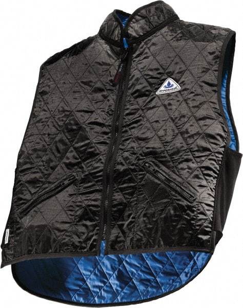 Techniche - Size 2XL, Black Cooling Vest - Zipper Front, Nylon, HyperKewl - Benchmark Tooling