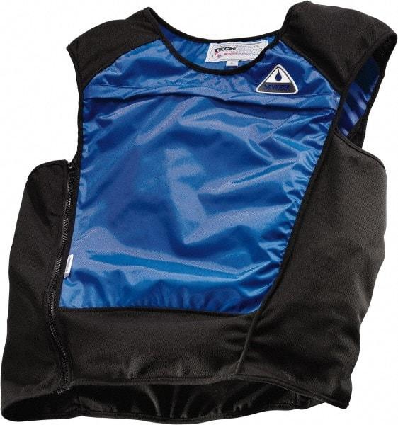 Techniche - Size L, Black & Blue Cooling Vest - Pullover, Nylon, HyperKewl - Benchmark Tooling