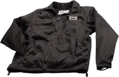 Techniche - Size M Heated & Water Resistant Jacket - Black, Nylon & Polyester, Zipper Closure - Benchmark Tooling