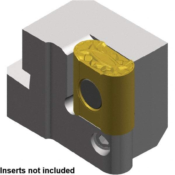 Kennametal - Series WLJN, Right Hand, WLJN Toolholder Compatibility, LNUX191950RRP Insert Compatibility, Indexable Turning Cartridge - Clamp Holding Method, 42.7mm OAL x 22.6mm OAW x 32mm OAH - Benchmark Tooling