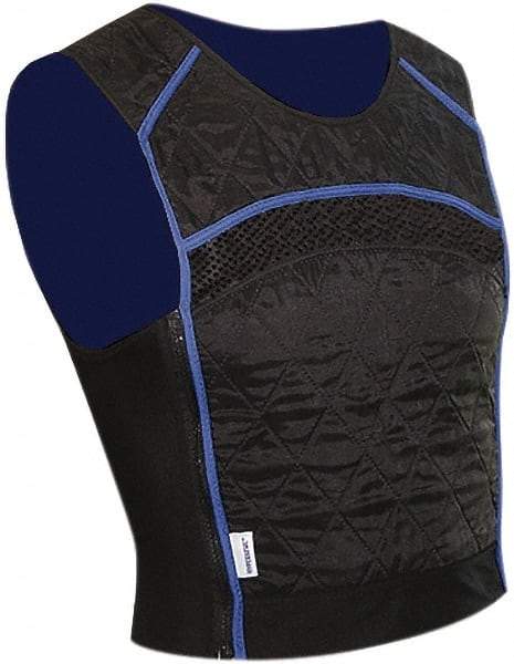 Techniche - Size M, Black & Blue Cooling Vest - Pullover, Spandex, Nylon, HyperKewl - Benchmark Tooling