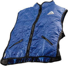 Techniche - Size L, Blue Cooling Vest - Zipper Front, Nylon, HyperKewl - Benchmark Tooling