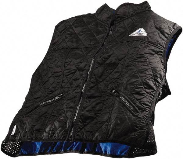 Techniche - Size XL, Black Cooling Vest - Zipper Front, Nylon, HyperKewl - Benchmark Tooling