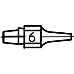 Weller - Soldering Iron Tips; Type: Desoldering Tip ; For Use With: DSX80; DXV80 ; Point Size: 1.2000 (Decimal Inch); Tip Diameter: 2.700 (Inch); Tip Diameter: 2.700 (mm) - Exact Industrial Supply