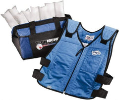 Techniche - Size M/L, Royal Blue Cooling Vest - Zipper Front, Cotton - Benchmark Tooling