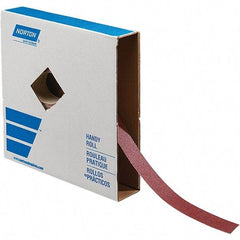 Norton - 1-1/2" x 50 Yd 400 Grit Aluminum Oxide Shop Roll - J Weighted Backing - Benchmark Tooling