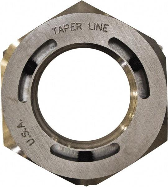 Taper Line - 1-14 Thread, 1" Bore Diam, 1-5/8" OD, Shaft Locking Device - 35/64" OAW - Benchmark Tooling