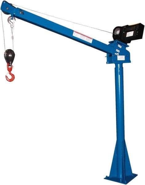 Vestil - 2,000 Lb Load Capacity, Steel Winch Operated Crane - 5' 17/64" Span - Benchmark Tooling