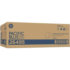 Georgia Pacific - Hard Roll of 1 Ply Brown Paper Towels - 7-7/8" Wide, 1,150' Roll Length - Benchmark Tooling