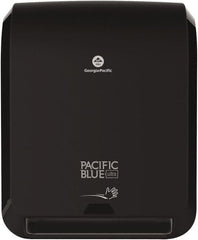 Georgia Pacific - Hands Free, Plastic Paper Towel Dispenser - 16.8" High x 12.9" Wide x 9" Deep, 1 Roll with Stub, Black - Benchmark Tooling