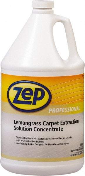 ZEP Commercial - 1 Gal Bottle Carpet Cleaner - Lemongrass Scent, Use on Carpet & Upholstery - Benchmark Tooling