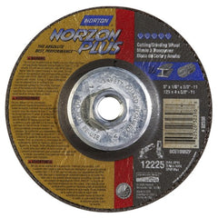 5″ × 1/8″ × 5/8″ NorZon Plus Non-Woven Depressed Center Wheel Type 27 - Benchmark Tooling