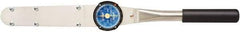Sturtevant Richmont - 1/2" Drive Dial Torque Wrench - 30 Ft/Lb to 150 Ft/Lb Torque, 20.8" OAL, 2 Ft/Lb Graduation - Benchmark Tooling