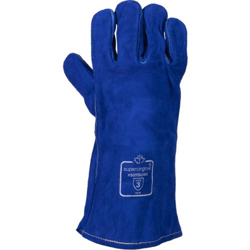 Durable, extended gauntlet Stick/Arc welding gloves with superior heat protection