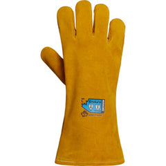 Arc/Stick welding gloves with full forearm protection and 360° cut resistance