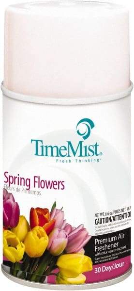 TimeMist - 5.3 oz Air Freshener Dispenser Canister Refill - Spring Flowers, Compatible with TimeMist Metered Fragrance Dispensers - Benchmark Tooling