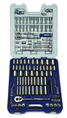 146 Piece - 1/4; 3/8; 1/2" Drive - Socket Set SAE and Metric - Benchmark Tooling