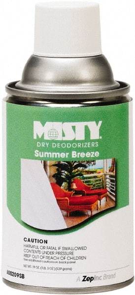 Misty - 7 oz Air Freshener Dispenser Canister Refill - Summer Breeze, Compatible with TimeMist Metered Fragrance Dispensers - Benchmark Tooling