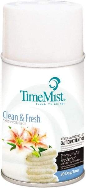 TimeMist - 6.6 oz Air Freshener Dispenser Canister Refill - Clean/Fresh, Compatible with TimeMist Metered Fragrance Dispensers - Benchmark Tooling