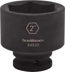 GearWrench - 3/4" Drive 2-7/16" Standard Impact Socket - 6 Points, 2-7/8" OAL - Benchmark Tooling