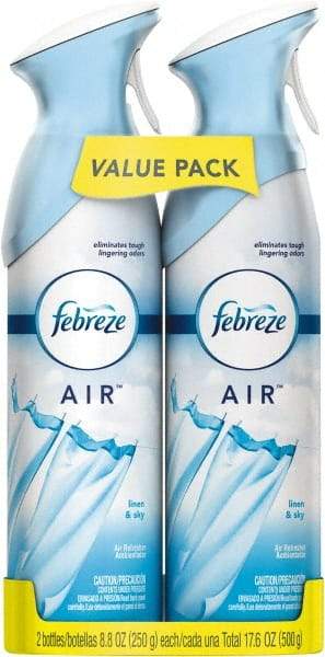 Febreze - 8.8 oz Aerosol Can Air Freshener - Liquid, Linen & Sky Scent - Benchmark Tooling