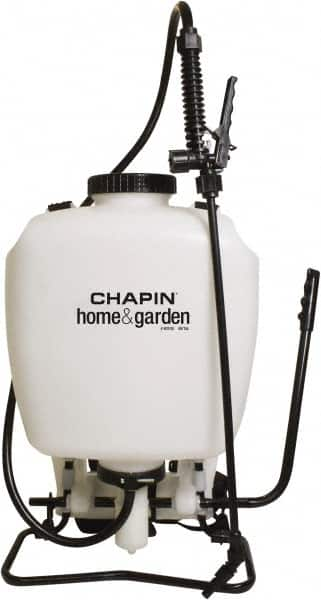 Chapin - 4 Gal Chemical Safe Garden Backpack Sprayer - Use with Cleaners/Degreasers, Polyethylene Tank, Wide Mouth, Reinforced Hose - Benchmark Tooling