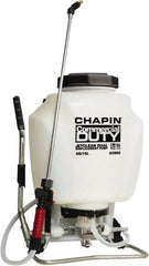 Chapin - 4 Gal Chemical Safe Garden Backpack Sprayer - Use with Cleaners/Degreasers, Polyethylene Tank, Wide Mouth, Reinforced Hose - Benchmark Tooling