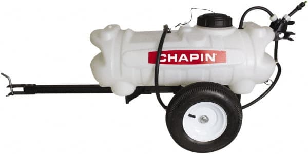 Chapin - 15 Gal Tow Behind Sprayer - Polyethylene Tank, 15' Reinforced Hose with Brass Wand - Benchmark Tooling