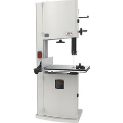 Jet - 20" Throat Capacity, Step Pulley Vertical Bandsaw - 2,530/4,850 SFPM, 5 hp, Single Phase - Benchmark Tooling