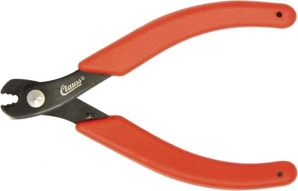 Clauss - 8-15/64" OAL, 1/4" Capacity, Wire Cutter - 1/4" Jaw Length x 0.63mm Jaw Width - Benchmark Tooling