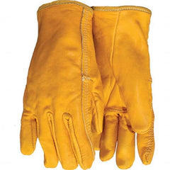 CAROLINA GLOVE - Size L (10) Leather or Synthetic Leather Work Gloves - Benchmark Tooling