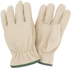 MCR Safety - Size M General Protection Work Gloves - For General Purpose, Uncoated, Tan, Paired - Benchmark Tooling