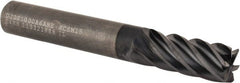 Kennametal - 10mm Diam 6 Flute Solid Carbide 0.5mm Corner Radius End Mill - Benchmark Tooling